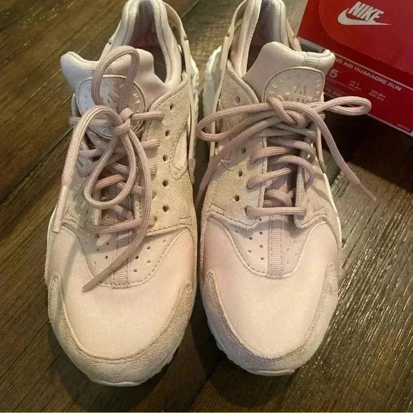 Nike Air Huarache Run Pink size 6.5 glitter with box - Picture 3 of 7